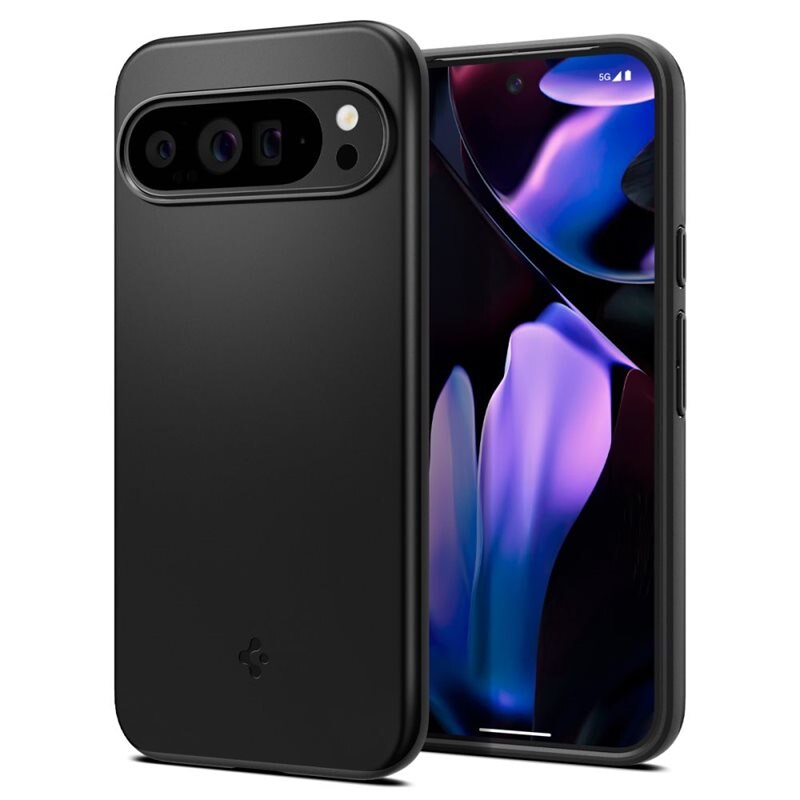 Spigen Google Pixel 9 Pro XL Case Thin Fit Black - Puhelimen kuoret