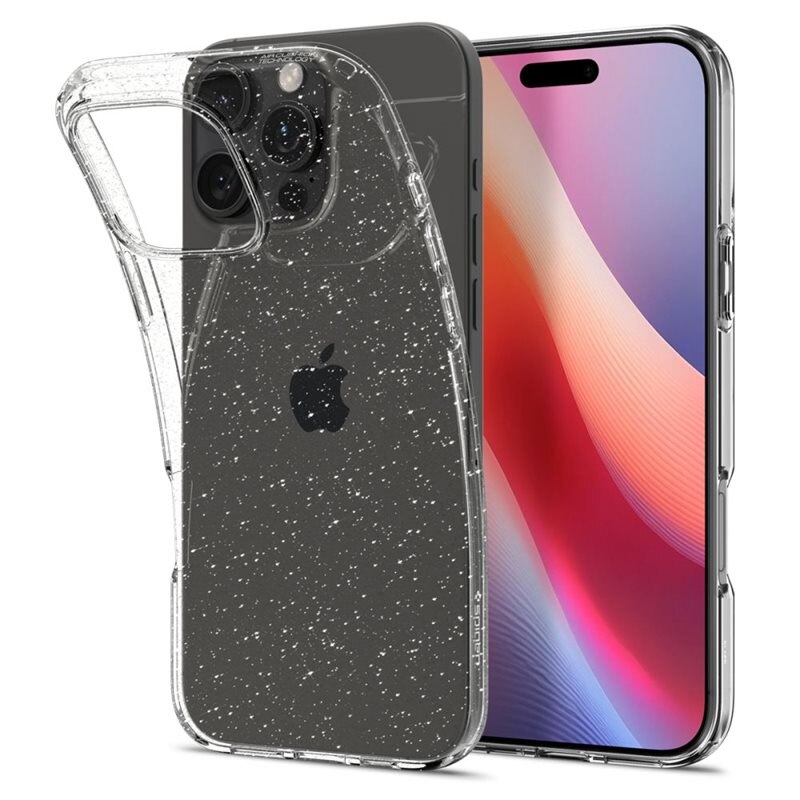 Spigen iPhone 16 Pro Max Case Liquid Crystal Glitter Crystal - Puhelimen kuoret