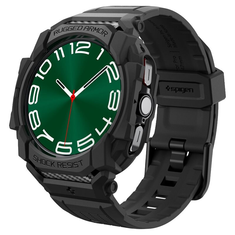 Spigen Samsung Galaxy Watch Ultra 47mm Case Rugged Armor Pro Black