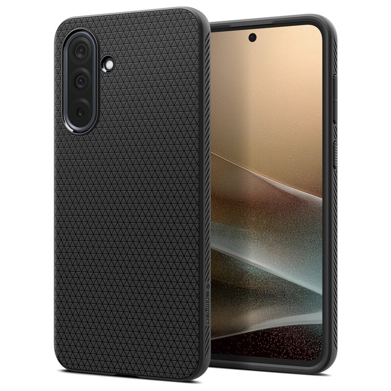 Spigen Samsung Galaxy A36 Case Liquid Air Matte Black - Puhelimen kuoret