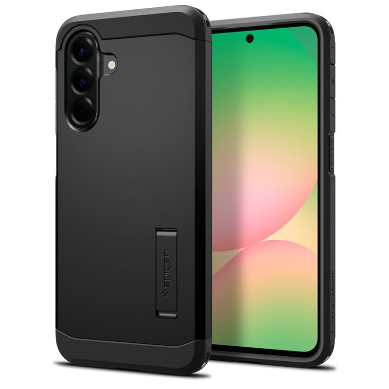 Spigen Samsung Galaxy A56 Case Tough Armor Black - Puhelimen kuoret