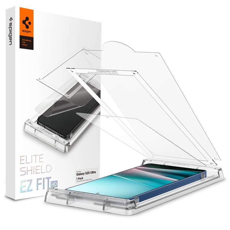 Spigen Samsung Galaxy S25 Ultra Screen Protector EliteShield EZ Fit