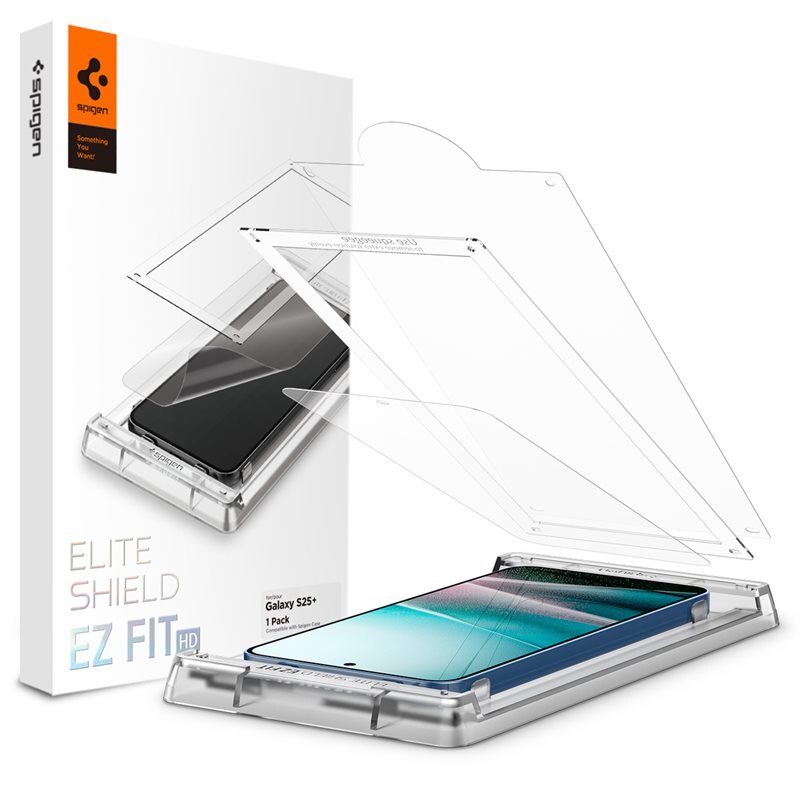 Spigen Samsung Galaxy S25 Plus Screen Protector EliteShield EZ Fit