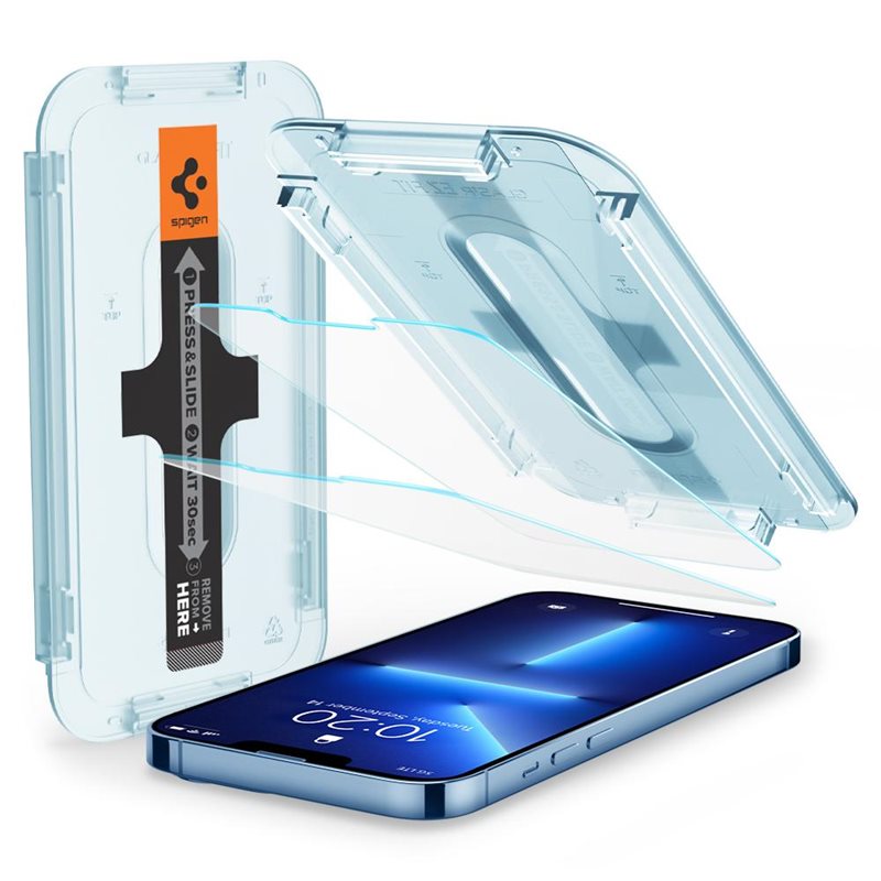 Spigen iPhone 13 Pro Max/14 Plus Screen Protector GLAS.tR EZ Fit (2-pack)