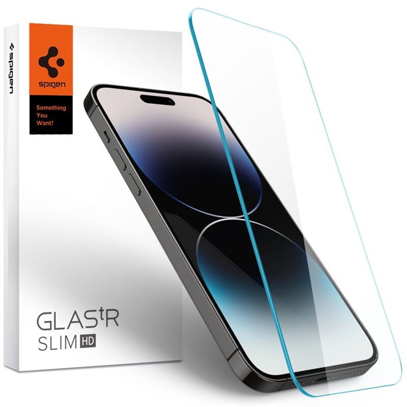 Spigen iPhone 14 Pro Max Screen Protector GLAS.tR SLIM