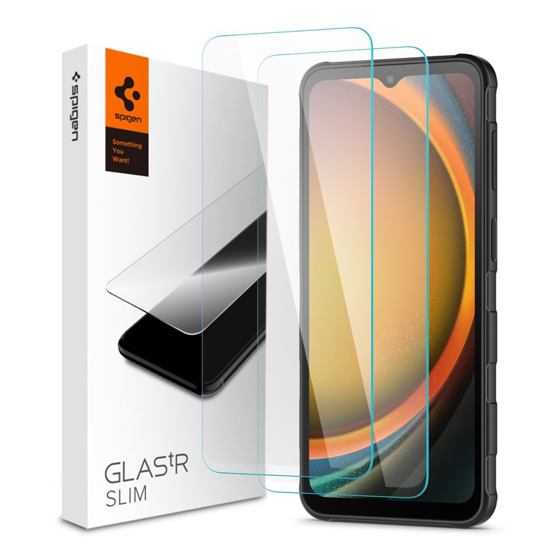 Spigen Samsung Galaxy Xcover 7 Screen Protector GLAS.tR SLIM (2-pack)