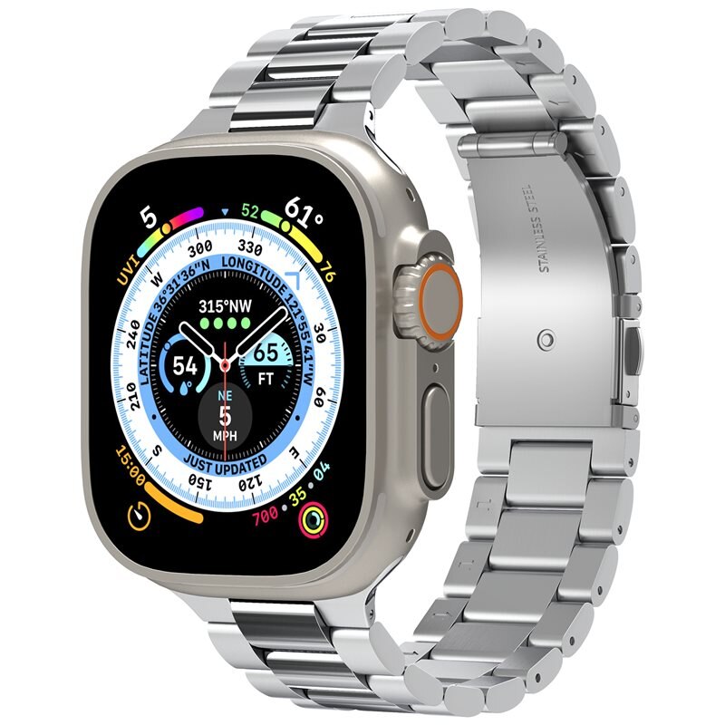 Spigen Apple Watch SE 44mm Ranneke Modern Fit 316L Silver