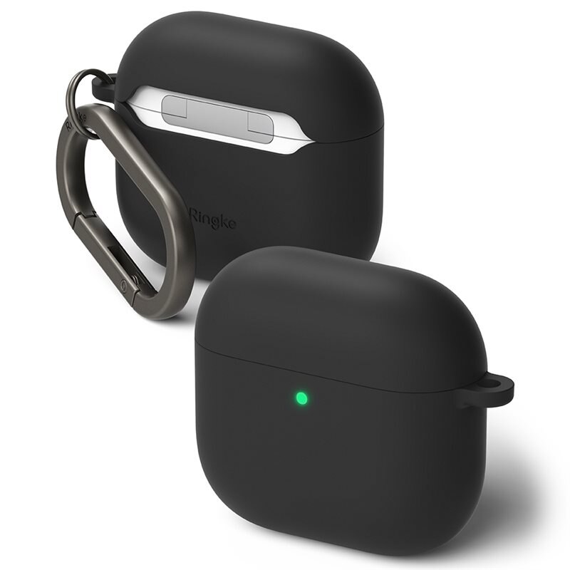 Ringke Silicone Kuori Apple AirPods 4 Black