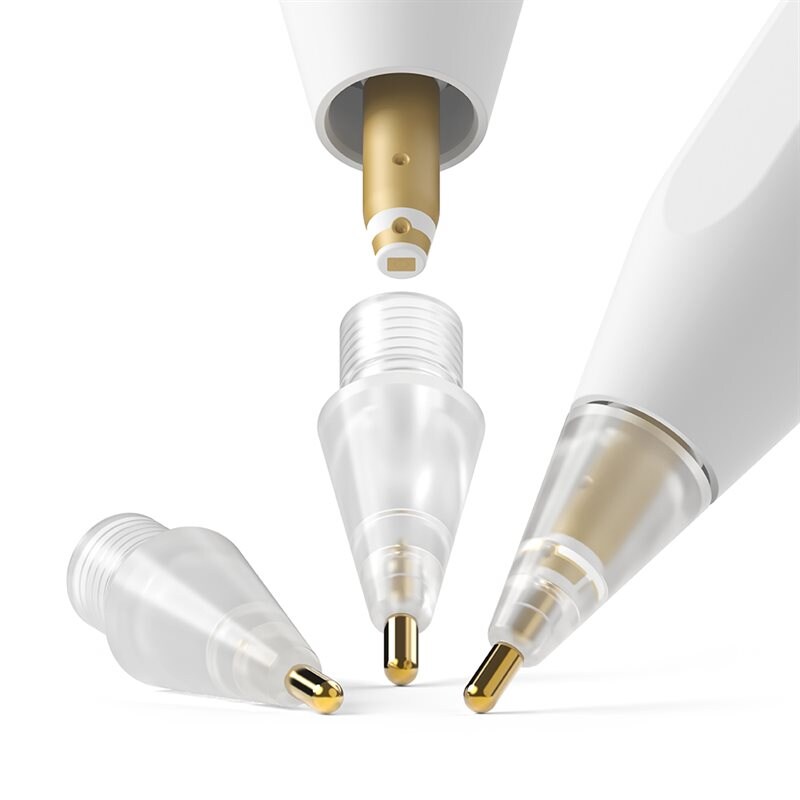 Ringke Metal TipApple Pencil (3-pack) valkoinen