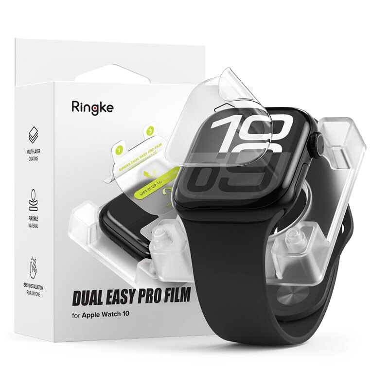 Ringke Dual Easy Pro Screen Protector (2-pack) Apple Watch Series 10 42mm