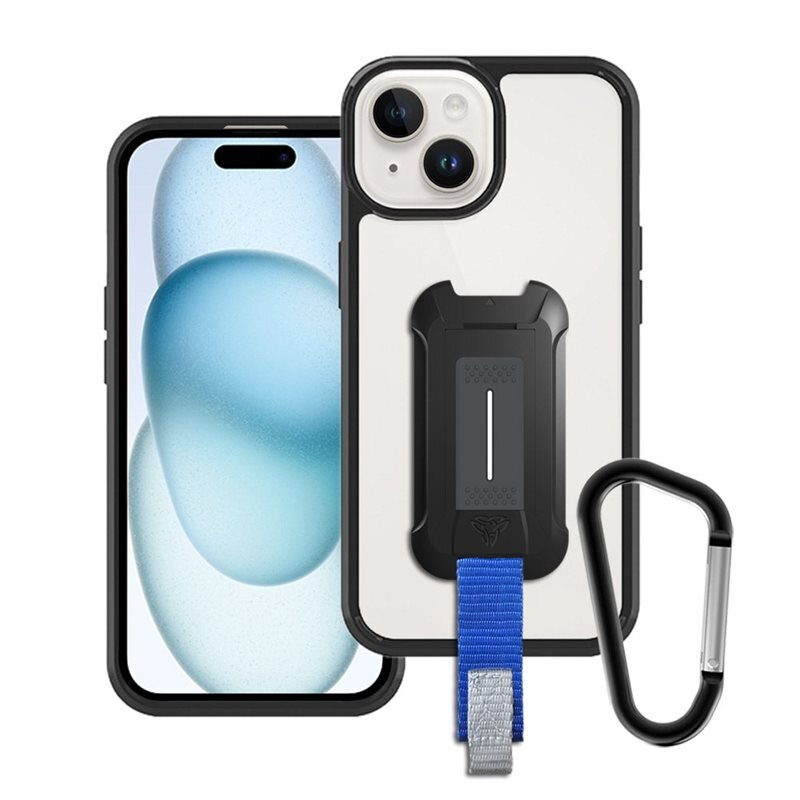 Armor-X BX3 Shockproof Rugged Case iPhone 15 Black