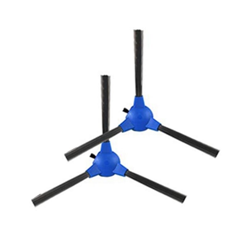 2 kpl Sivuharjoja - sopii Eufy RoboVac 12 Musta