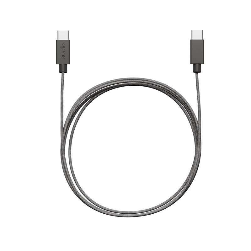 Sudio C1-C Latauskaapeli USB-C - USB-C 1.8 m Musta