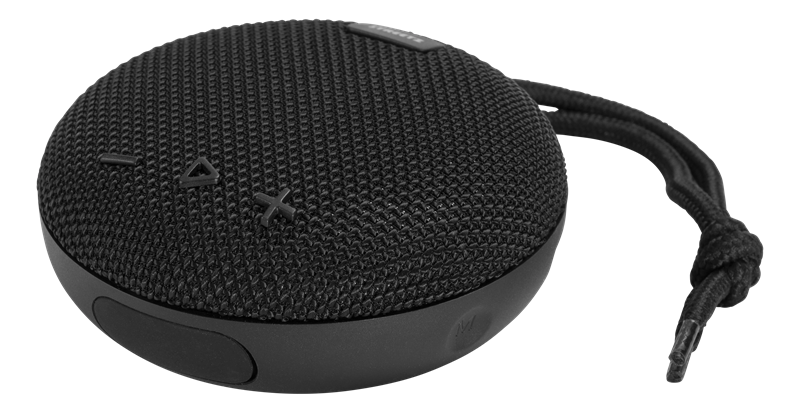 Streetz Vedenkestävä Bluetooth-kannettava kaiutin musta