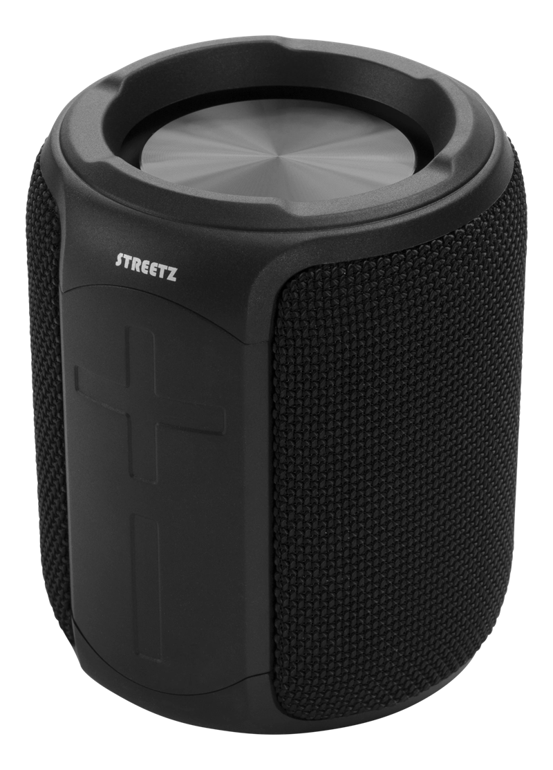 Streetz Vedenkestävä Bluetooth-kannettava kaiutin TWS musta