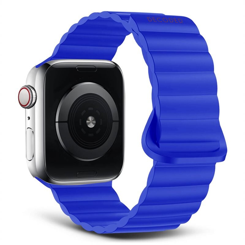 Decoded Silicone Traction Loop Strap Apple Watch Ultra 49mm Galactic Blue
