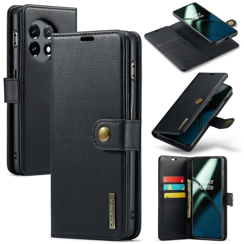 DG.MING Magnet Wallet OnePlus 11 Black