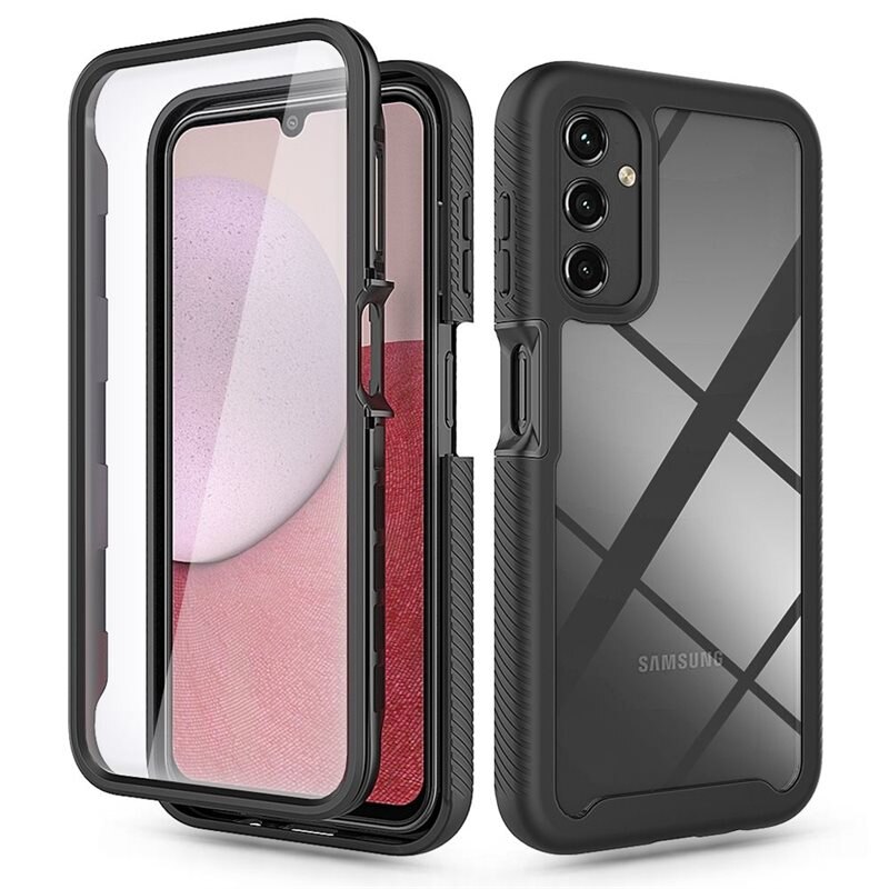 Full Protection Case Samsung Galaxy A14 Musta