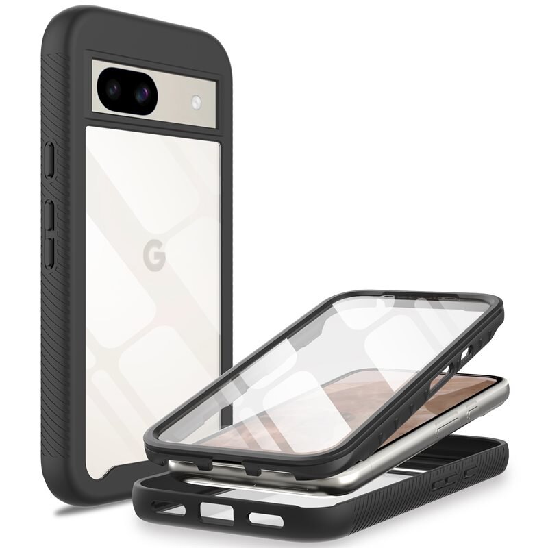 Mobique Full Protection Case Google Pixel 8a Musta