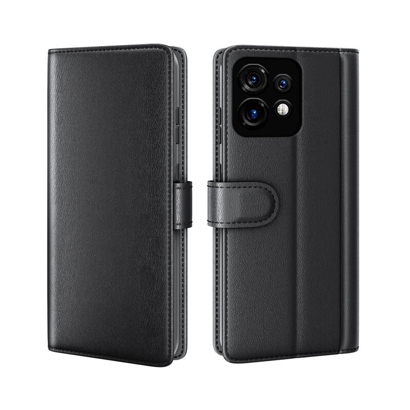 Aito Nahkakotelo Motorola Edge 40 Pro Musta
