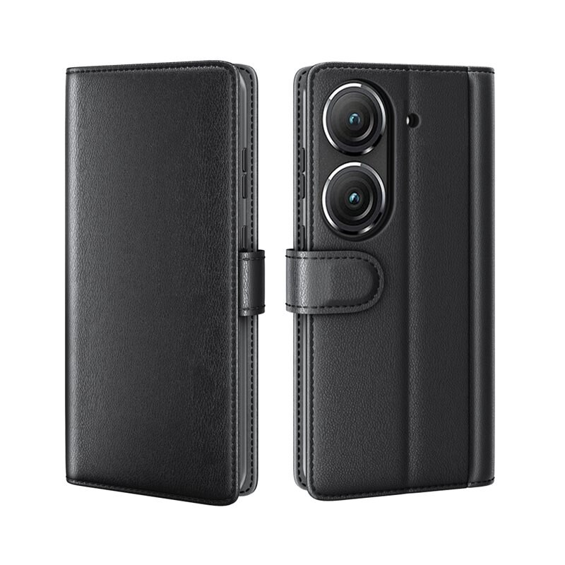 Aito Nahkakotelo Asus ZenFone 10 Musta