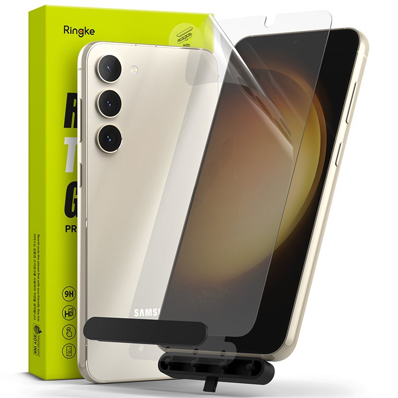 Ringke Screen Protector Glass Samsung Galaxy S23 (2-pack)