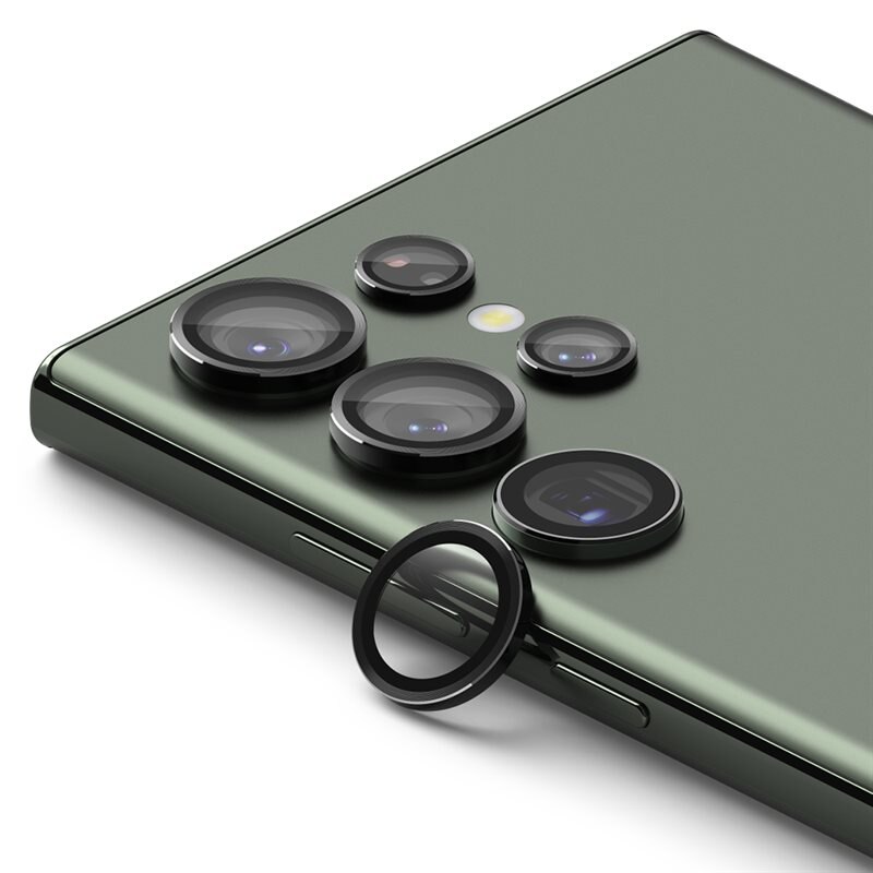 Ringke Camera Lens Frame Glass Samsung Galaxy S23 Ultra Musta