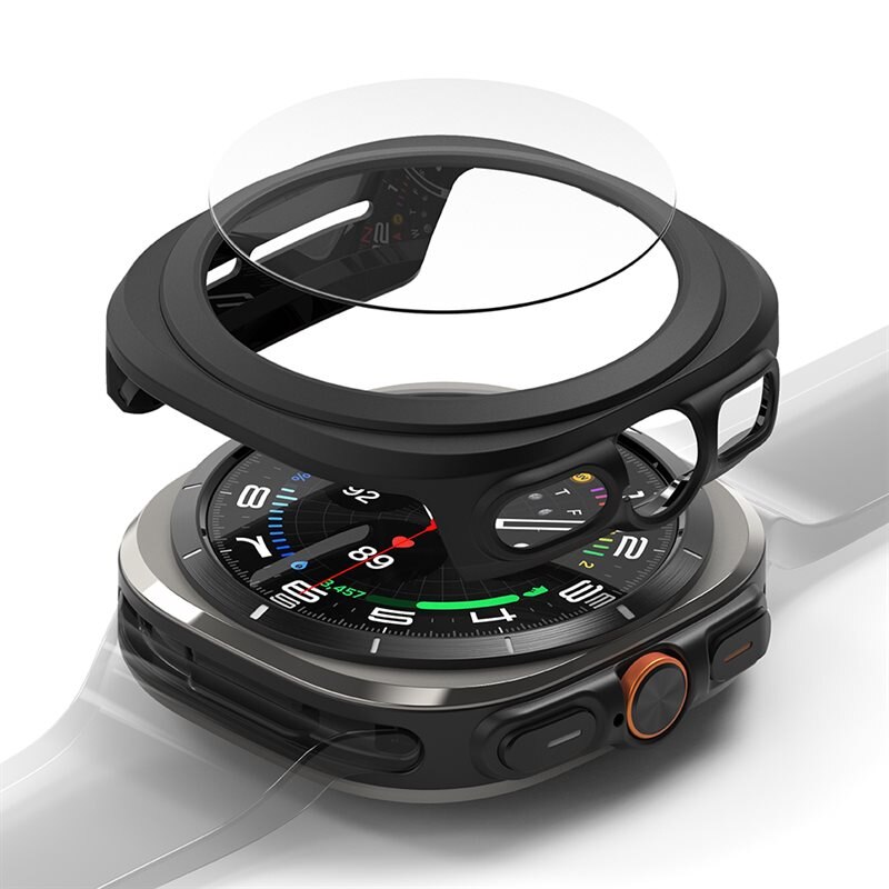 Ringke Slim Case+Glass Combo Samsung Galaxy Watch Ultra 47mm Matte Black