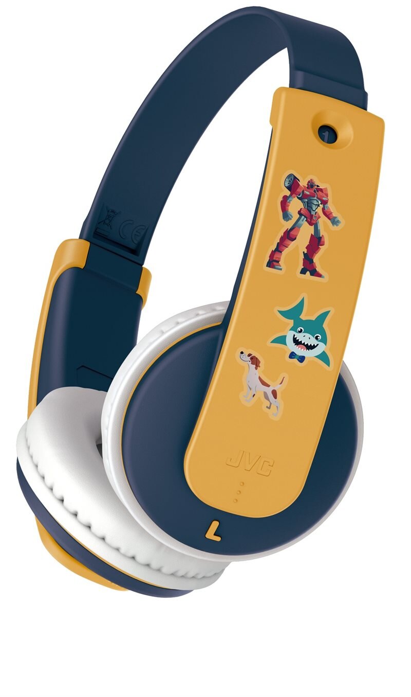 JVC Tinyphones On-Ear Wireless Lasten Kuulokkeet keltainen