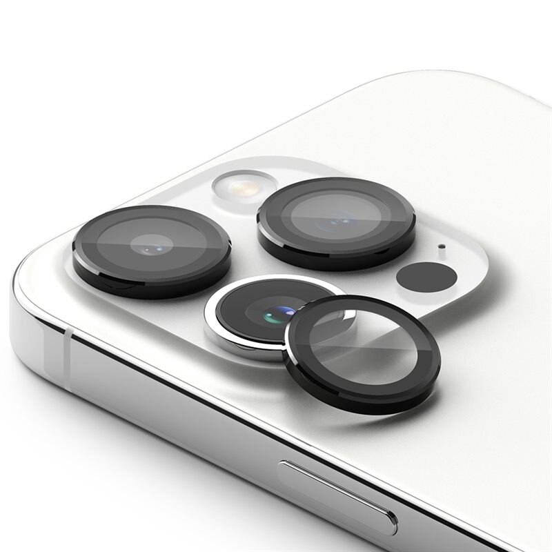 Ringke Camera Lens Frame Glass iPhone 15 Pro Max Musta