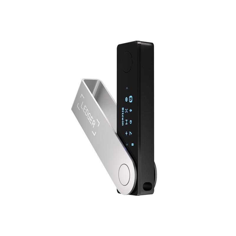 Ledger Nano X Crypto Hardware Wallet musta
