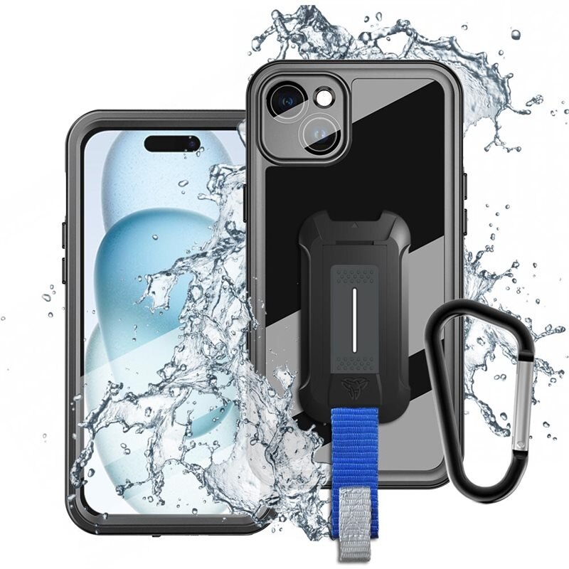 Armor-X MX Waterproof Case iPhone 15 Black