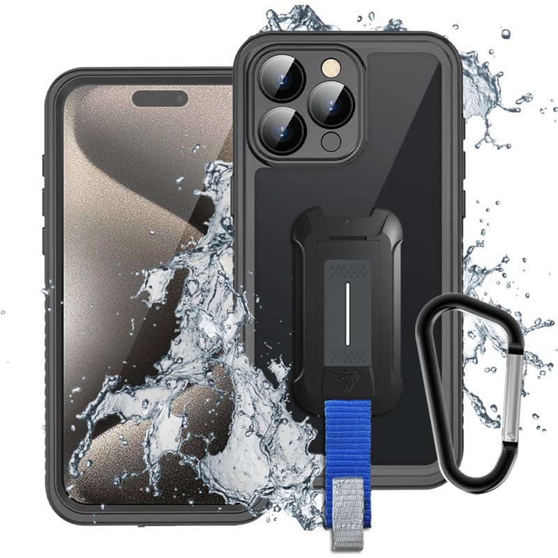 Armor-X MX Waterproof Case iPhone 15 Pro Max Black