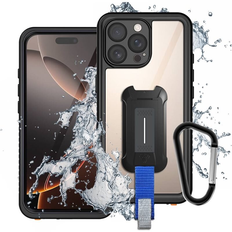 Armor-X MX Waterproof Case iPhone 16 Pro Max Black