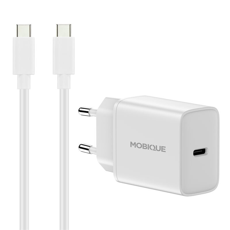 Täydellinen laturi Samsung Galaxy S25 Plus - 2m johto ja seinälaturi USB-C Valkoinen