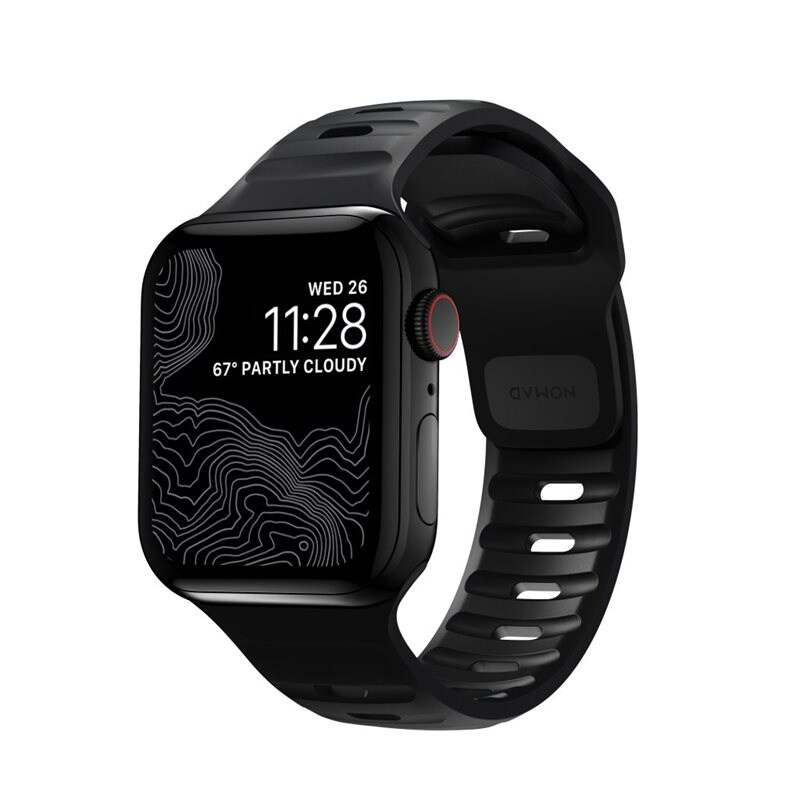 Nomad Apple Watch 41mm Series 7 Sport Band Black - Ranneke