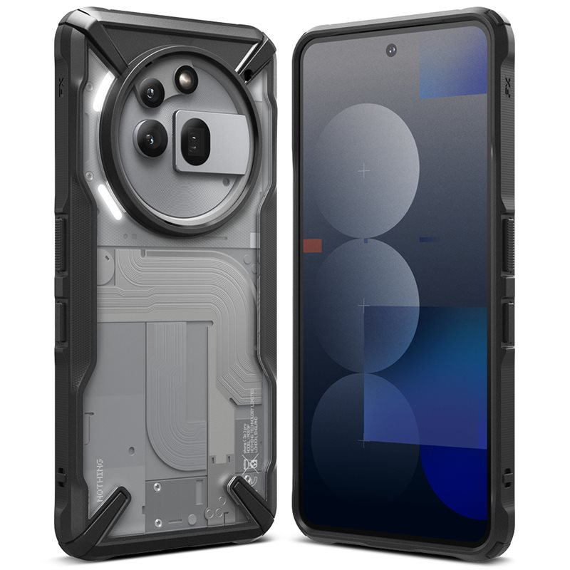 Ringke Fusion X Case Nothing Phone 3a Pro Musta