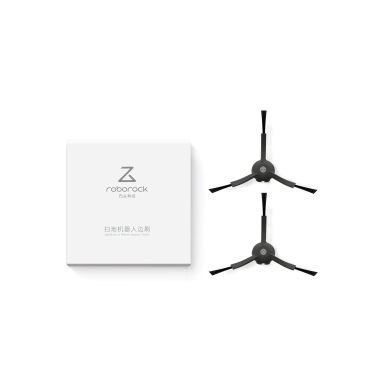 Roborock Sivuharjat vinyyli 2-pack Roborock Q Revo musta