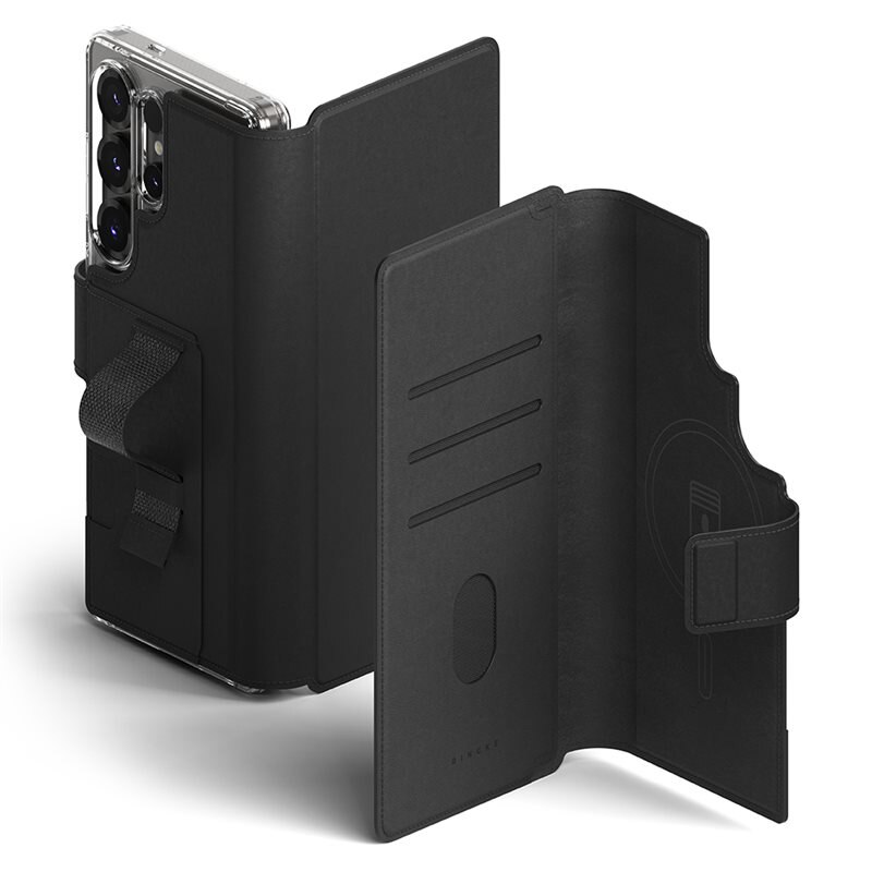 Ringke Folio Grip Wallet Magnetic Samsung Galaxy S24 Ultra Black