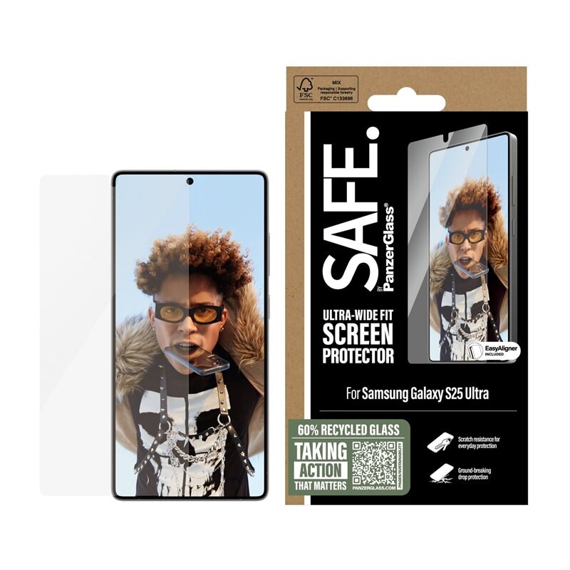 SAFE. by PanzerGlass Samsung Galaxy A26 Screen Protector Ultra Wide Fit (with EasyAligner)