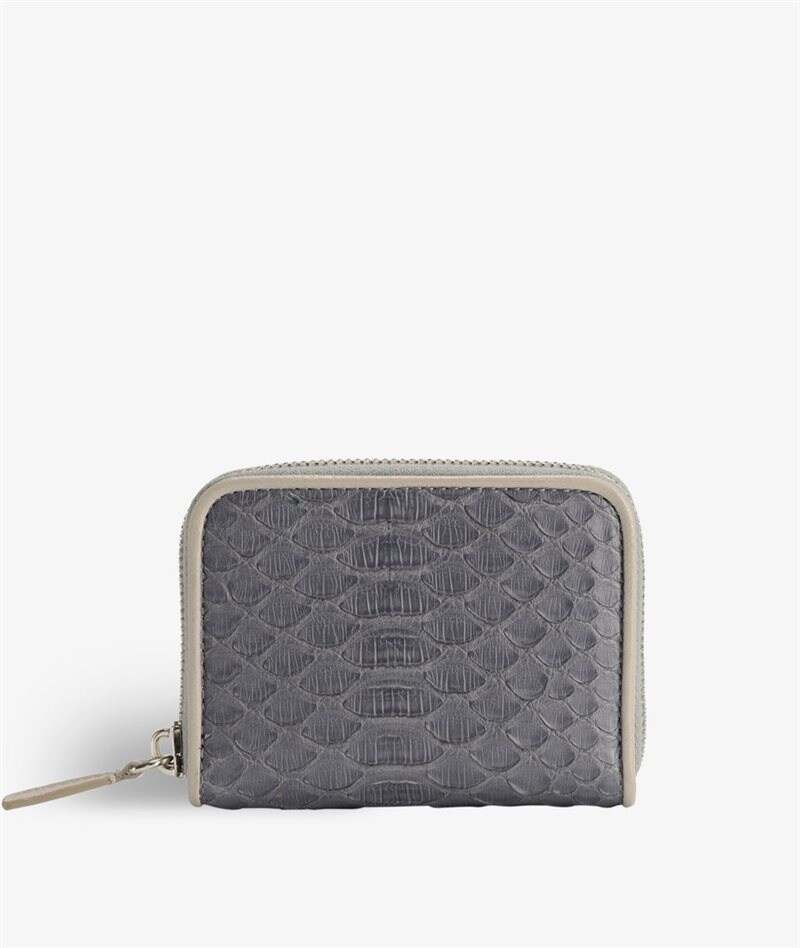 The Case Factory Zip Wallet Python Dark Grey