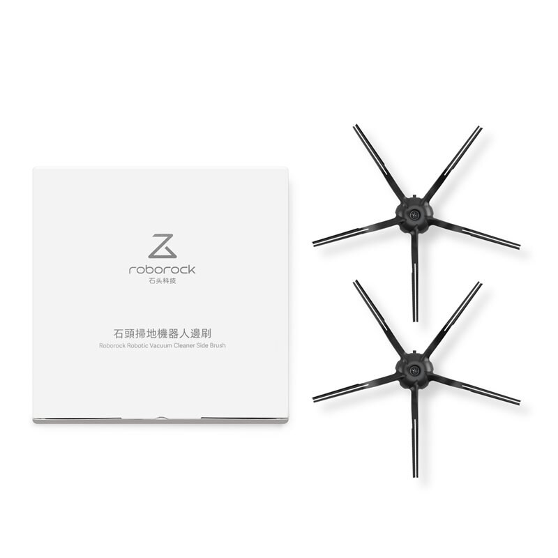Roborock Sivuharjat 2-pack Roborock S8 Plus musta