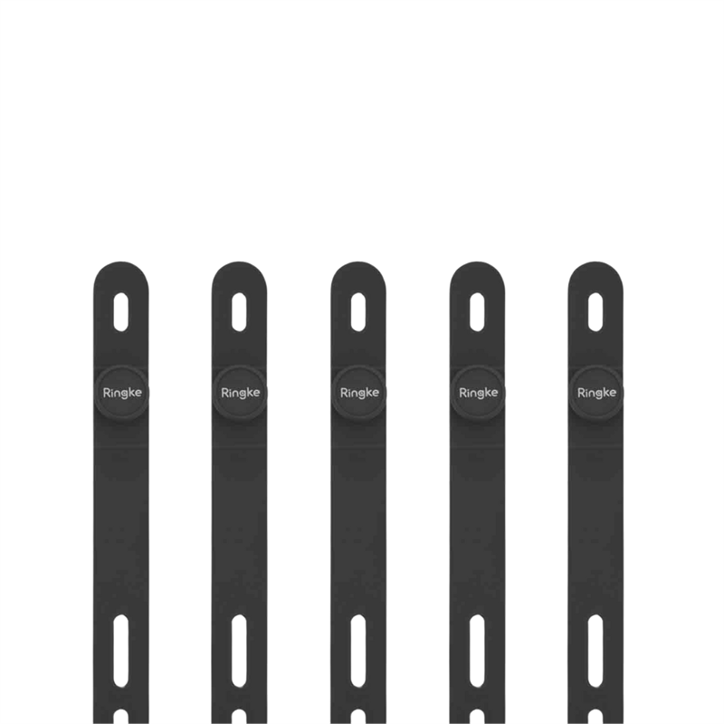 Ringke Silicone Cable Tie (5-pack) Black