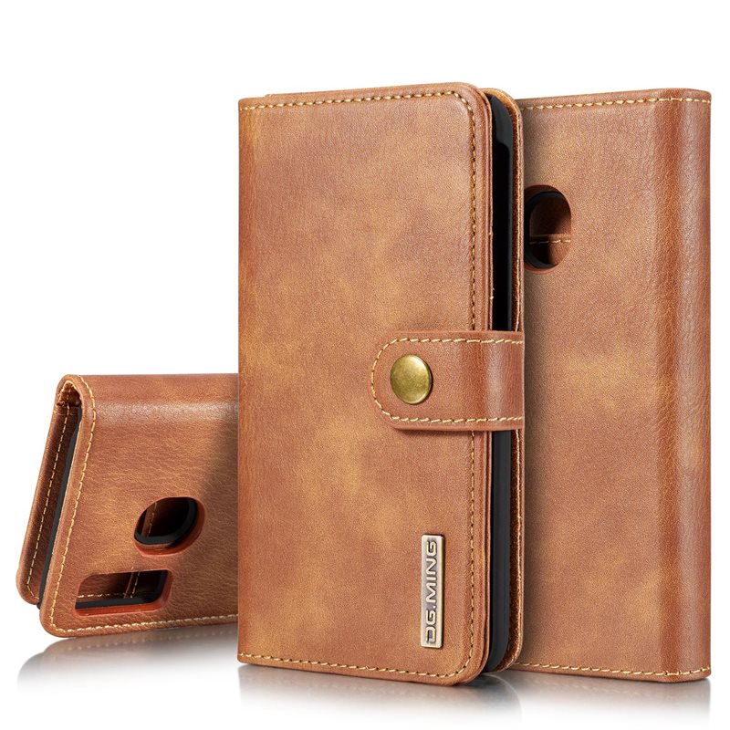 DG.MING Magnet Wallet Samsung Galaxy A40 Cognac