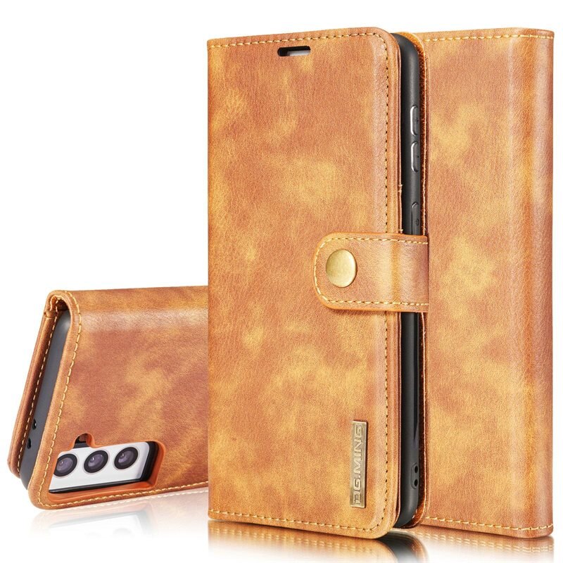 DG.MING Magnet Wallet Samsung Galaxy S21 Cognac