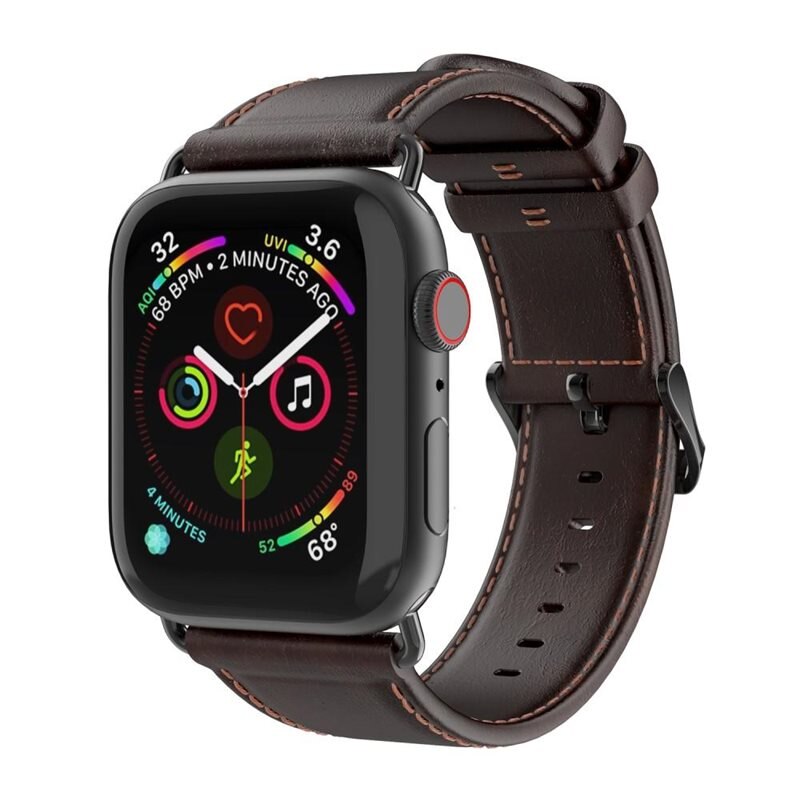 Dux Ducis Leather Watch Band Apple Watch SE 40mm Brown