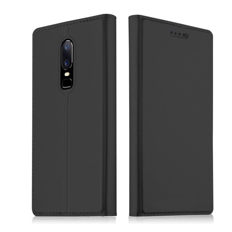 tectTech Slim Card Wallet OnePlus 6 musta