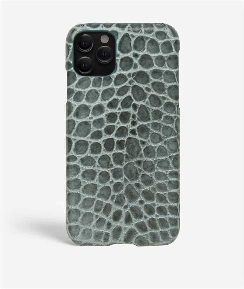 The Case Factory Kuori iPhone 11 Pro Small Croco Teal