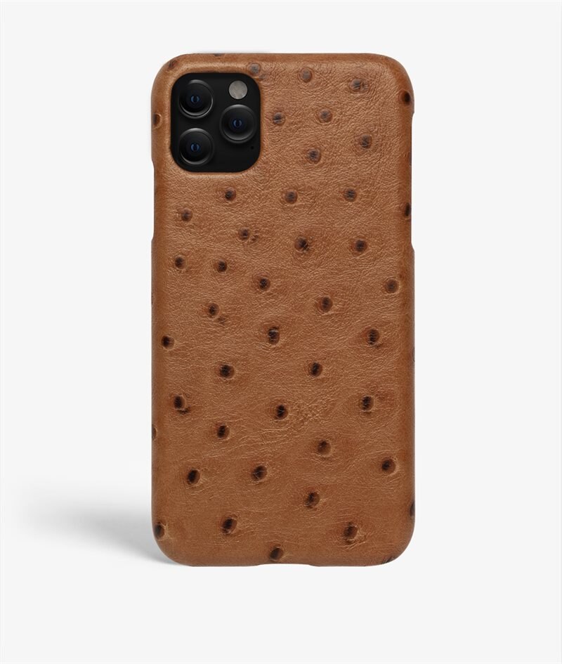 The Case Factory Kuori iPhone 12/iPhone 12 Pro Ostrich Ruskea
