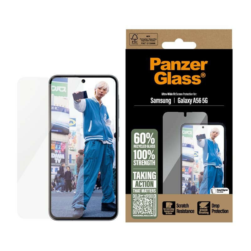 PanzerGlass Samsung Galaxy A56 Screen Protector Ultra Wide Fit